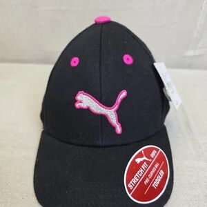 Puma Pink Sparkle Toddler's Cap Baby Girl's Evercat Podium Hat